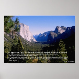Poster Vallée de Yosemite