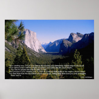 Poster Vallée de Yosemite