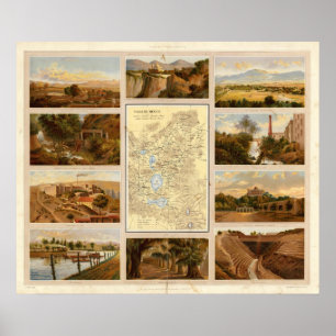 Poster Vallée du Mexique