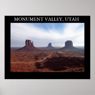 Poster Vallée du Monument, Utah