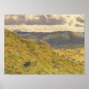 Poster Vallée du Teme par matin ensoleillé de novembre