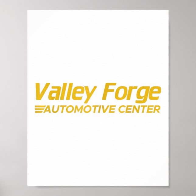 Poster Valley Forge Automotive  (Devant)