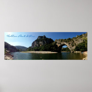 Poster Vallon Pont D'Arc - Panorama
