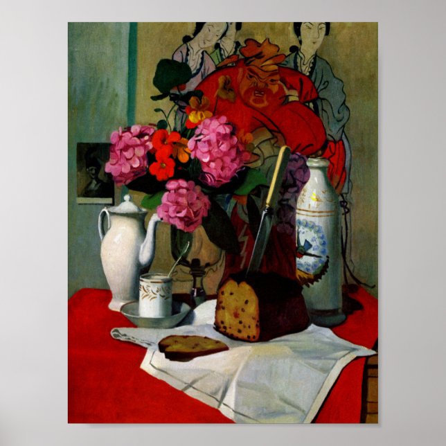 Poster Vallotton - La vie morte dans une peinture chinois (Devant)