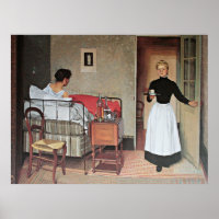 Vallotton - Le Patient, peinture fine art