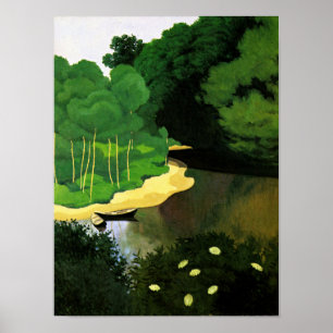 Poster Vallotton - The Dordogne with Carrenac