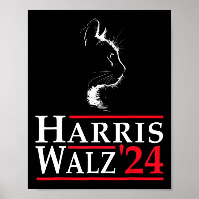 Poster Valse 2024 Election Kamala Harris Tim Waltz 2024 3 (Devant)