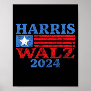 Poster Valse 2024 Election Kamala Harris Tim Waltz 2024 4
