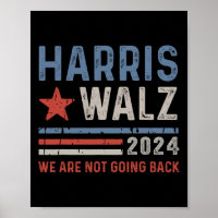 Valse 2024 Élection Kamala Harris Tim Waltz Vintag