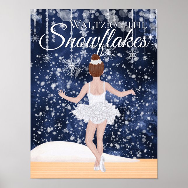 Poster Valse des flocons de neige le ballet des crapets (Devant)