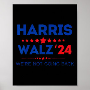 Poster Valse Nous Ne Retournons Pas Kamala Harris 2024