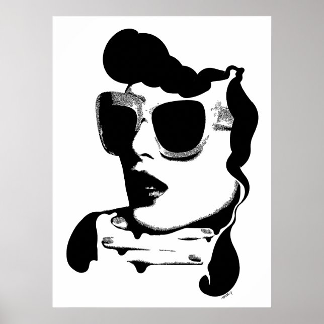 Poster Vamp rétro (Devant)