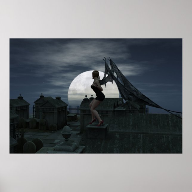 Poster Vampire : La Pleine lune se lève (Devant)