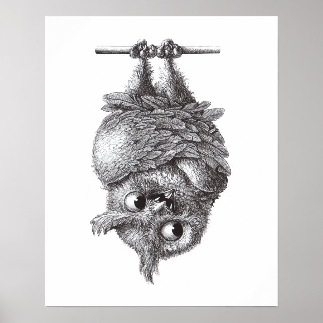 Poster Vampire Owl - Très effrayant (Devant)