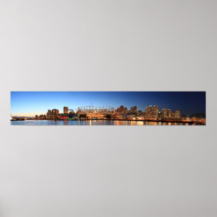 Poster van city panorama