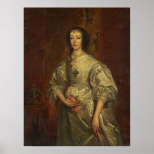 Poster Van Dyck - Henrietta Maria