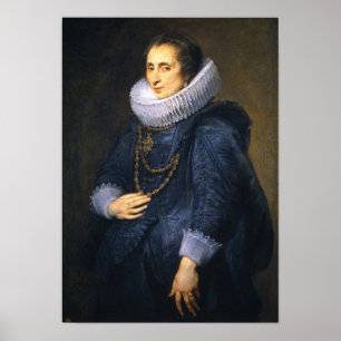 Poster Van Dyck - Lady inconnue