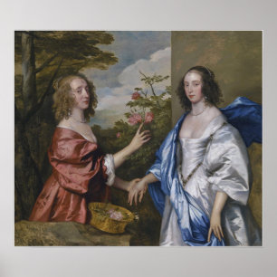 Poster Van Dyck - Les sœurs Cheeke