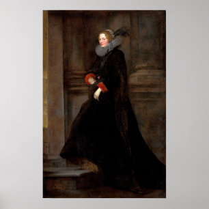 Poster Van Dyck - Marchesa Geronima Spinola