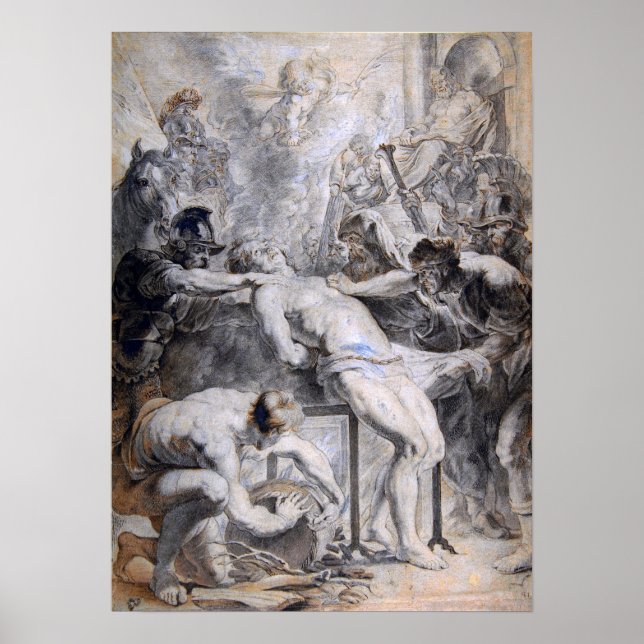 Poster Van Dyck - Martyr Du Saint-Laurent (Devant)