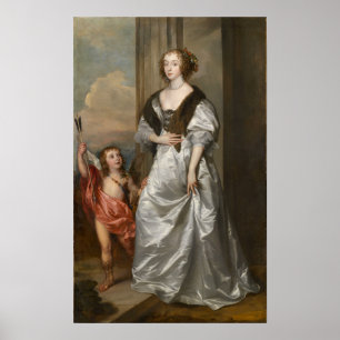 Poster Van Dyck - Mary Villiers en Vénus