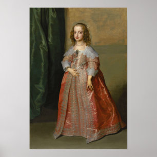 Poster Van Dyck - Princesse Marie Fille du roi Charles…