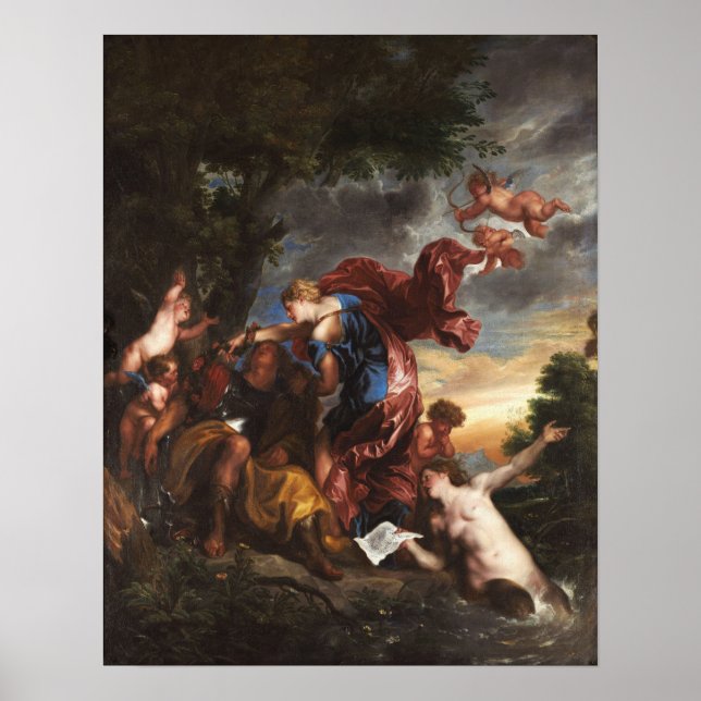 Poster Van Dyck - Rinaldo Et Armida (Devant)