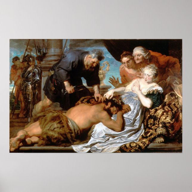 Poster Van Dyck - Samson Et Delilah (Devant)