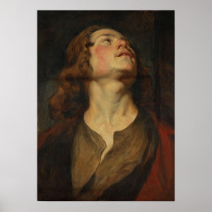 Poster Van Dyck - Tête de saint Jean