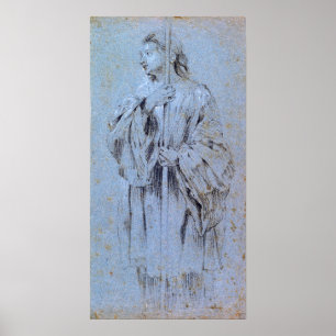 Poster Van Dyck - Un Jeune Acolyte Portant Un Personnel