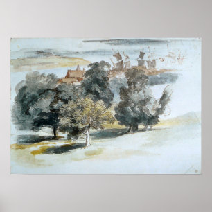 Poster Van Dyck - Un paysage anglais