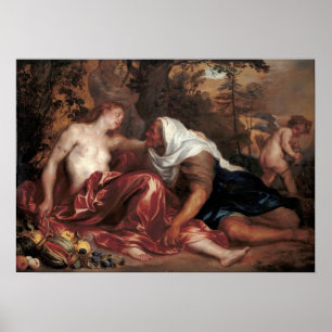 Poster Van Dyck - Vertumnus Et Pomona