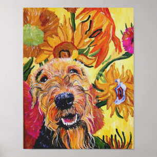 Poster Van Gogh Airedale