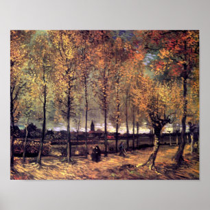 Poster Van Gogh - Allée aux peupliers