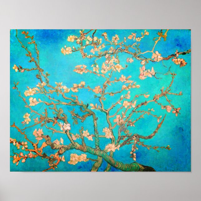 Poster Van Gogh Almond Blossoms (Devant)