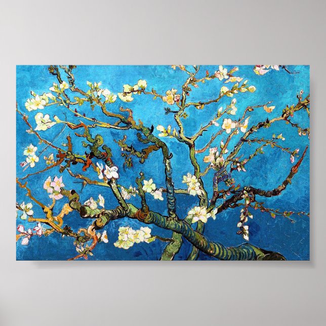 Poster Van Gogh Art Art Art Aramier en fleurs (Devant)