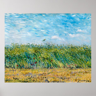Poster Van Gogh, Champ de blé avec une lark, 1887