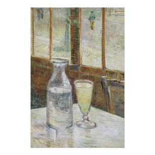 Poster Van Gogh Classique Café Parisien Absinthe Art