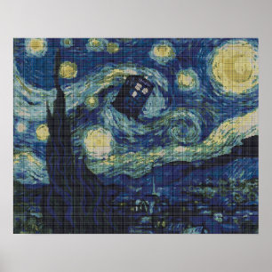 Poster Van Gogh Cross Stitch Motif