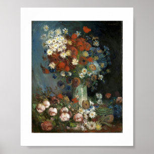 Poster Van Gogh et ses fleurs et ses Roses