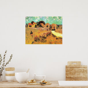 Poster Van Gogh - Ferme en Provence,