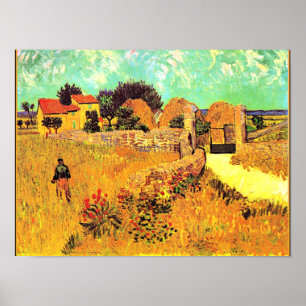 Poster Van Gogh - Ferme en Provence