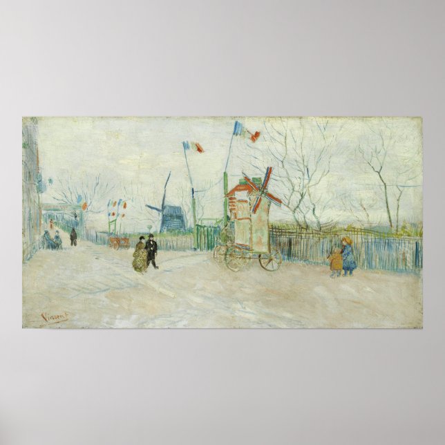 Poster Van Gogh - Impasse Des Deux Frères (Devant)