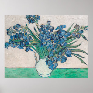 Poster Van Gogh Iris Vase Peinture Impressionnisme