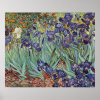 Van Gogh Irises Peinture impressionniste