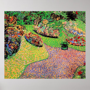 Poster Van Gogh - Jardin à Auvers,