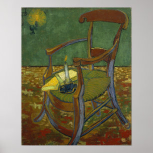 Poster Van Gogh - La chaise de Gauguin
