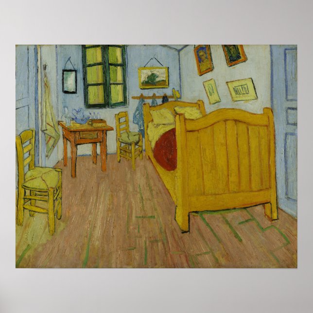 Poster Van Gogh - La Chambre (Devant)