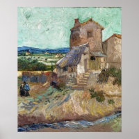 Van Gogh - La Maison de La Crau (Vieux Moulin)