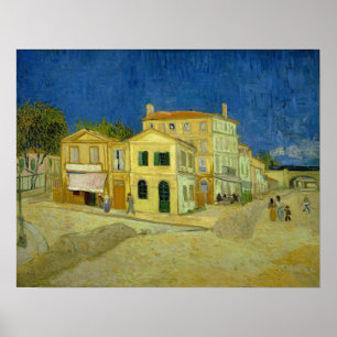 Poster Van Gogh - La Maison Jaune